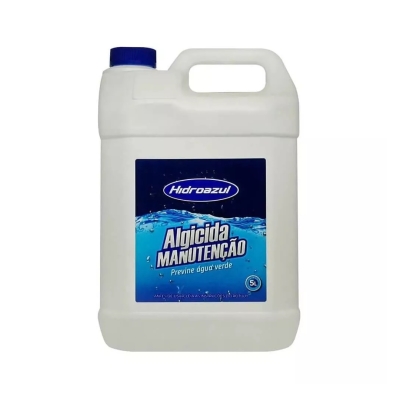 Algicida de Manutenção Hidroazul 5L - Previne Água Verde e Algas