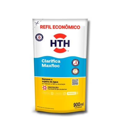 Refil Clarifica MaxFloc 900ml HTH