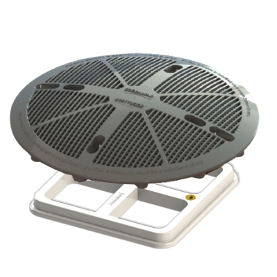 Grade de Fundo 15CM X 15CM c/ tampa FSB e base ABS Sodramar