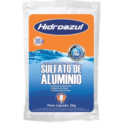 Sulfato de Alumínio 2kg - Hidroazul