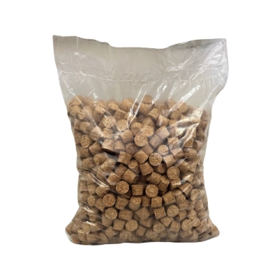 Rolhas de cortiça Aglomerada 19X22X17,5 pacote c/ 1000 un 